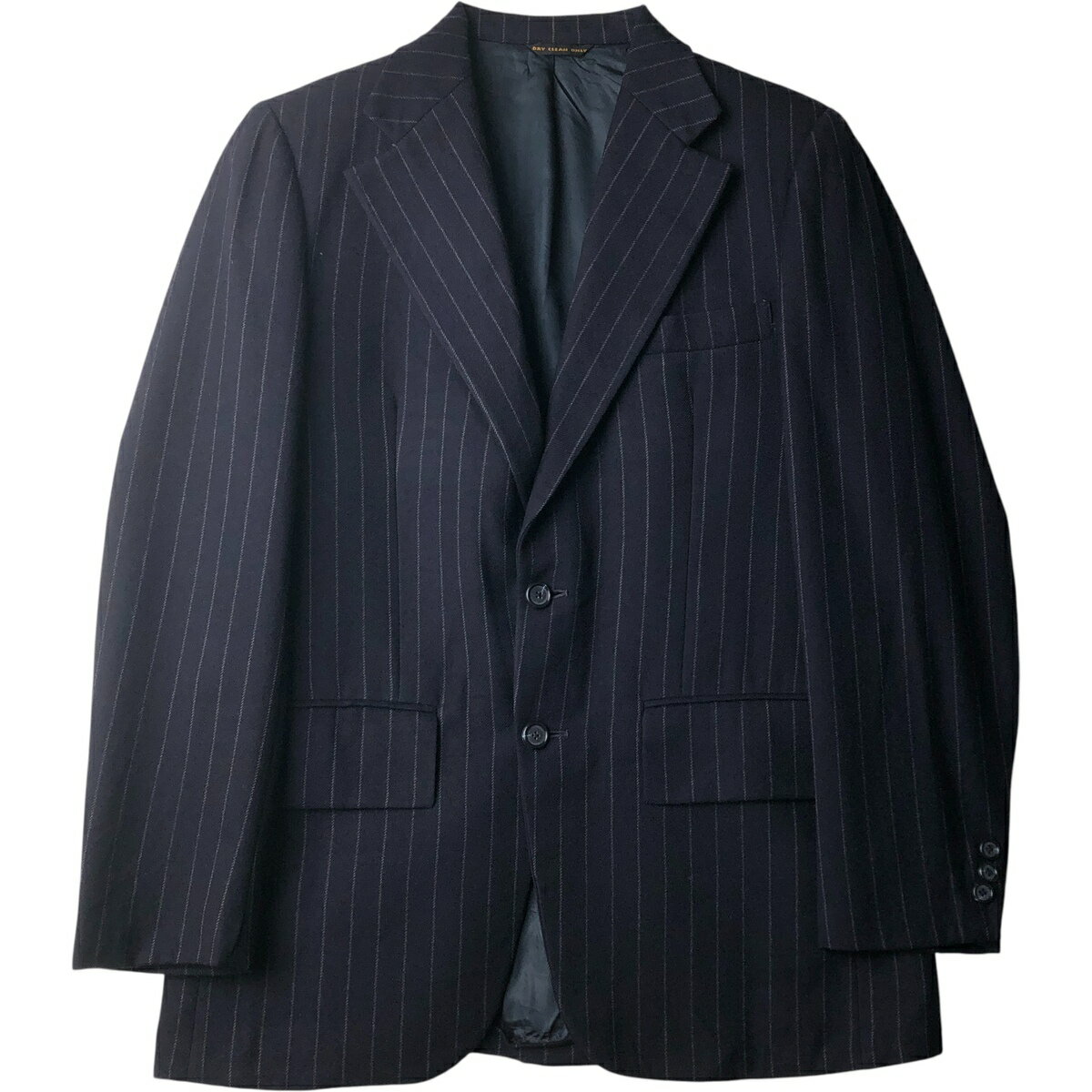 Rakuten - 古着 Rockingham ストライプ柄 テーラードジャケット メンズS相当 /eaa615936 【中古】 【260226】 ネイビー系 春秋冬