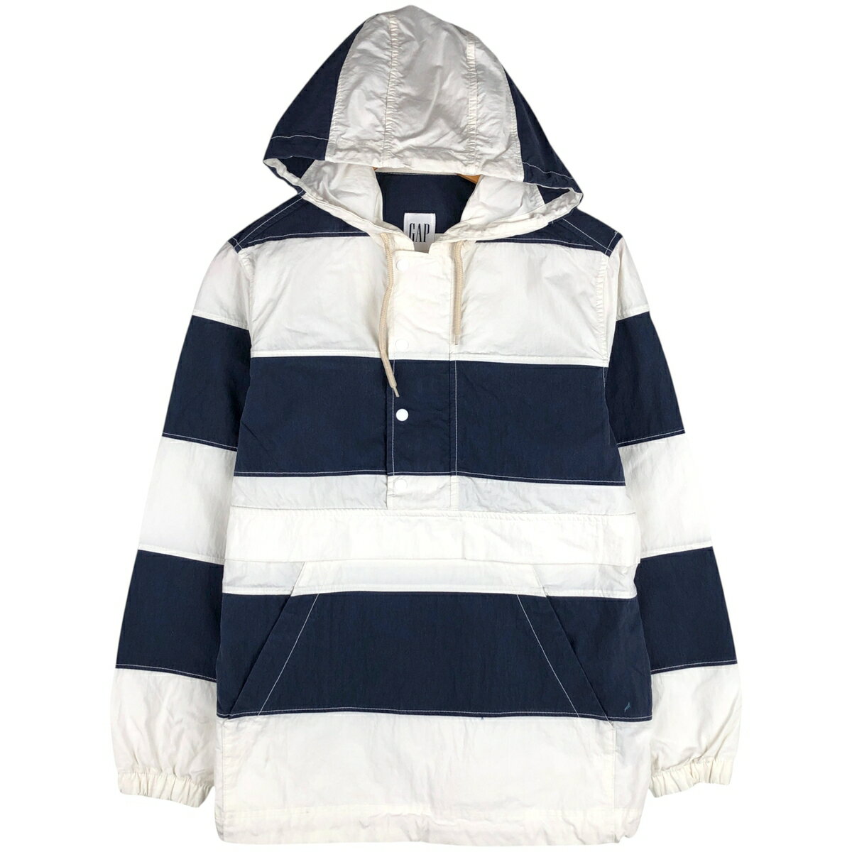 Rakuten - 古着 ギャップ GAP ボーダー柄 アノラックパーカー メンズXS相当 /eaa615969 【中古】 【260301】 【ADEL/アデル】 【SS2606_10】