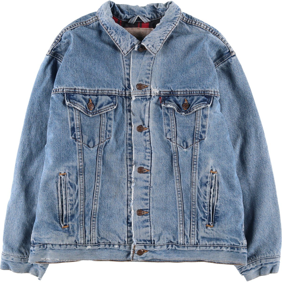 古着 90'S リーバイス Levi's デニムジャケット Gジャン USA製 メンズXL相当 ヴィンテージ /eaa615994 【中古】 【260224】 ブルー系 春秋冬