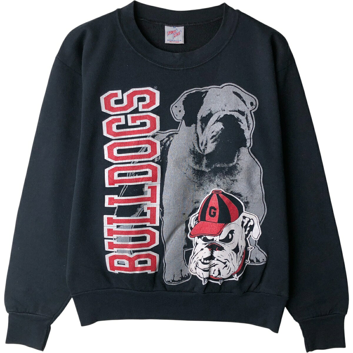 商品詳細 ブランド・SPORTS LINE・ 特徴・クルーネック(丸首)・短丈 ショート丈・長袖・ モデル/形状・カレッジ キャラクタースウェットシャツ トレーナー・ 素材・ポリエステル:50%・コットン:50%・ 色・ブラック系 黒色・ 柄・プリント・ 生産国・USA製・ 年代 サイズ・メンズM・表記サイズ:M・着丈:55.5cm・身幅:51cm・肩幅:46cm・袖丈:56.5cm・ コンディション・C・ カテゴリ・メンズ・トップス・スウェット・トレーナー・ 商品番号・eaa616106・ 取扱店・・ スタッフコメントSPORTS LINE カレッジ キャラクタースウェットシャツ トレーナー / メンズM / 商品番号 eaa616106 USEDですので使用感などございますが、まだまだご愛用していただけます。 古着という事をご理解の上ご注文よろしくお願いします。 【状態追記】 ●前、左右襟ぐり・左裾・左袖・右腕にシミ・汚れ ●後、右襟ぐりに糸抜け ●後、左裾に汚れ※状態は当社独自の基準です。 着用感表記サイズ着丈身幅肩幅袖丈 メンズMM(※着用感、表記サイズは目安です。)55.5cm51cm46cm56.5cm ※測定値の若干の誤差はご了承下さい。サイズガイドはこちら ブランドSPORTS LINE 特徴クルーネック(丸首) / 短丈 ショート丈 / 長袖モデル/形状カレッジ キャラクタースウェットシャツ トレーナー素材ポリエステル:50% / コットン:50%色ブラック系 黒色柄プリント生産国USA製年代-カテゴリトレーナー商品番号eaa616106取扱店　　 SPORTS LINEの他の商品を見るトレーナーの他の商品を見る