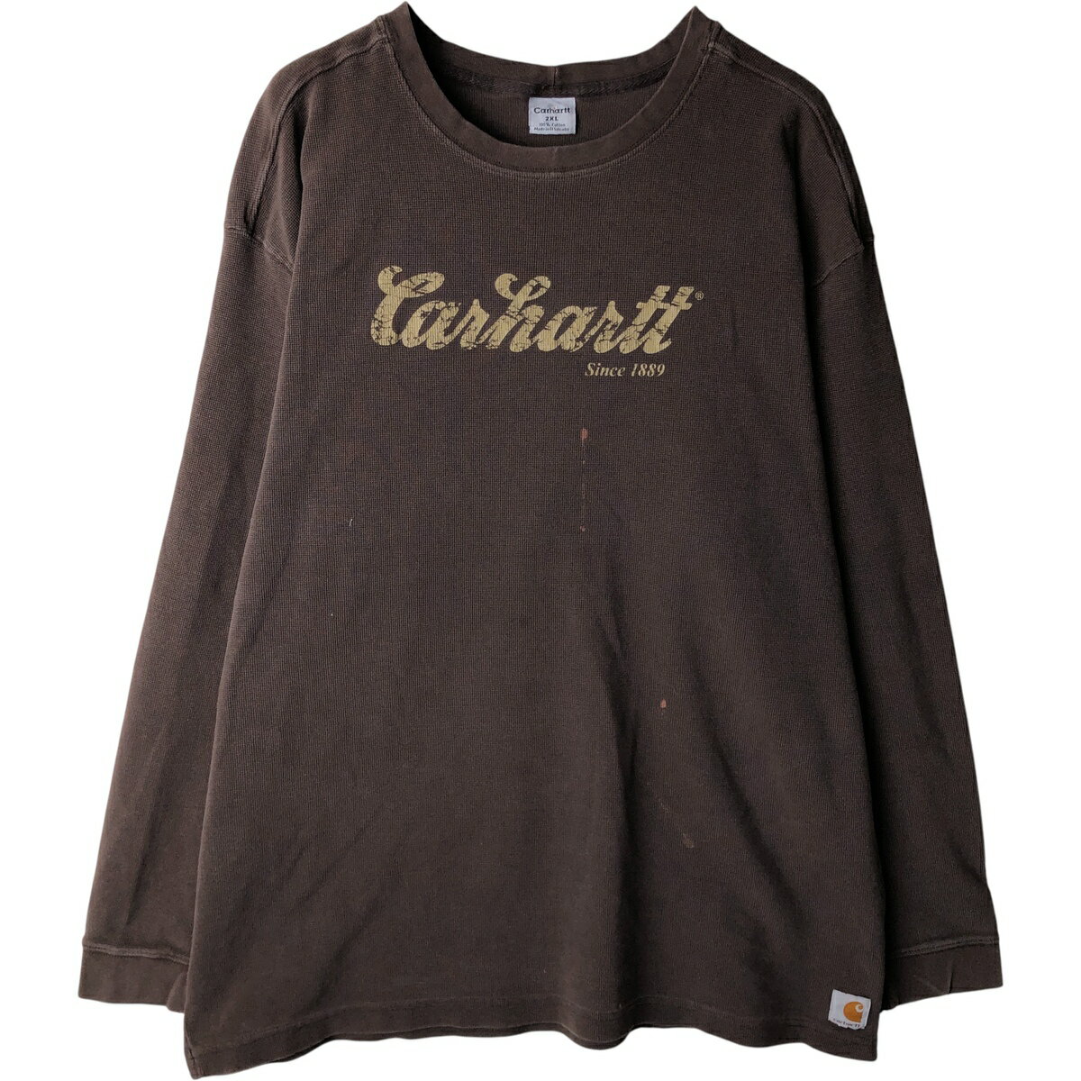 古着 カーハート Carhartt RELAXED FIT サーマルロンT ワッフル レディースXS相当/eaa629167 古着 カーハート Carhartt RELAXED FIT サーマルロンT ワッフル