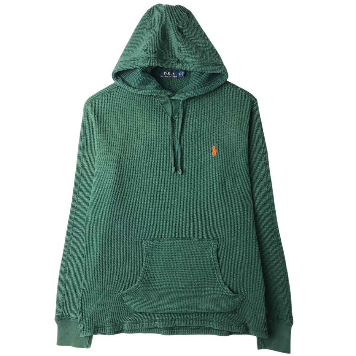 Rakuten - 古着 ラルフローレン Ralph Lauren POLO RALPH LAUREN フード付き サーマルロングTシャツ メンズS相当 /eaa616143 【中古】 【260227】 グリーン系 春夏秋