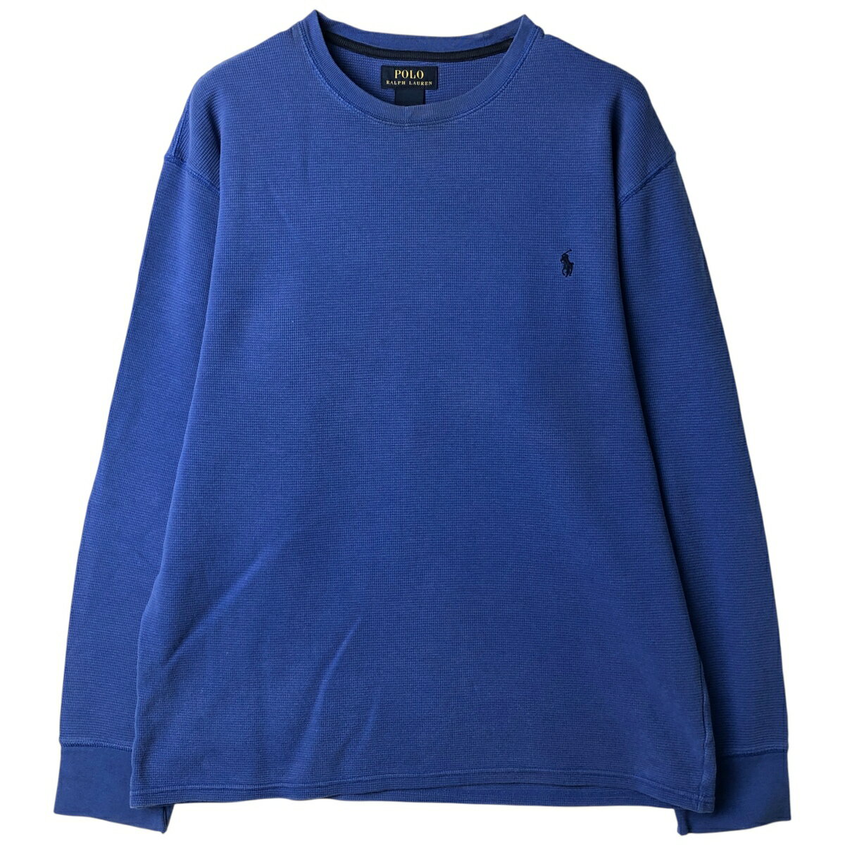 Rakuten - 古着 ラルフローレン Ralph Lauren POLO RALPH LAUREN サーマルロンT ワッフル メンズXL相当 /eaa616150 【中古】 【260227】 ブルー系 春夏秋