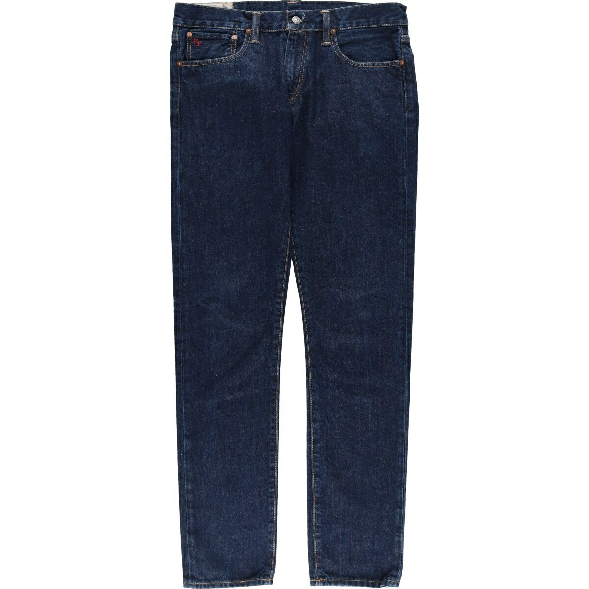 乐天商城 - 古着 ラルフローレン Ralph Lauren Polo RALPH LAUREN テーパードデニムパンツ メンズw34相当 /eaa616319 【中古】 【260223】 ネイビー系 春夏秋冬