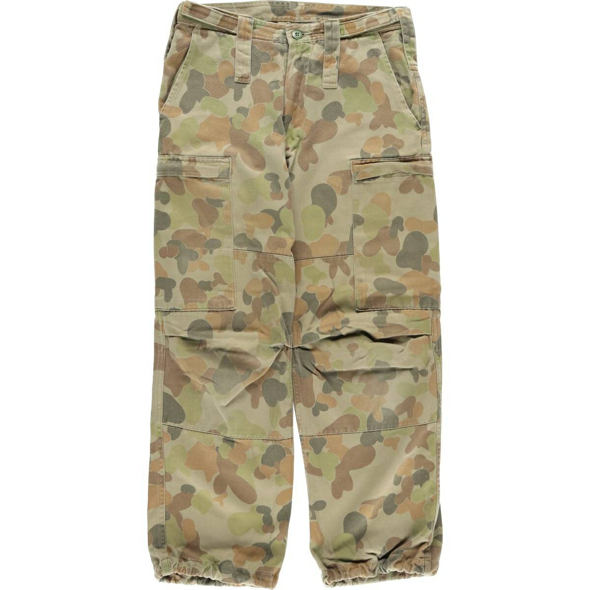 Rakuten - 古着 迷彩柄 DPCUカモ ダブルニー オーストラリア軍 ミリタリー カーゴパンツ オーストラリア製 メンズw30相当 /eaa616354 【中古】 【260309】 カーキ系 春夏秋冬
