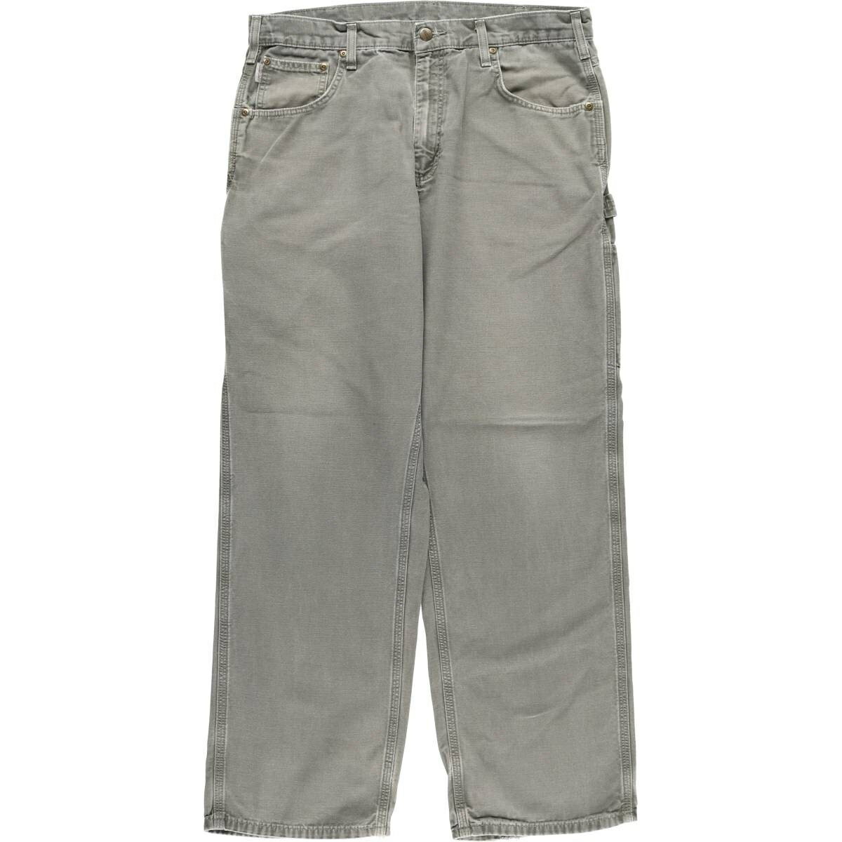 樂天商城 - 古着 カーハート Carhartt Loose Fit ダックペインターパンツ メンズw36相当 /eaa616398 【中古】 【260301】 グレー系 春夏秋冬