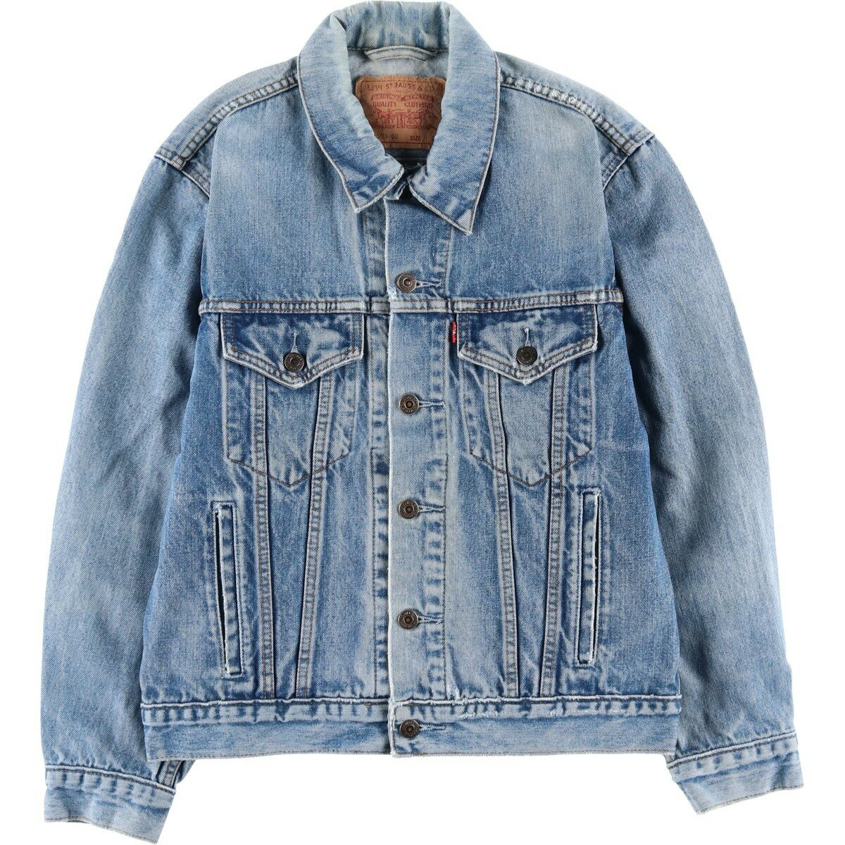 古着 90'S リーバイス Levi's 70503-0219 デニムジャケット Gジャン メンズS相当 ヴィンテージ /eaa616426 【中古】 【260302】 ブルー系 春秋冬