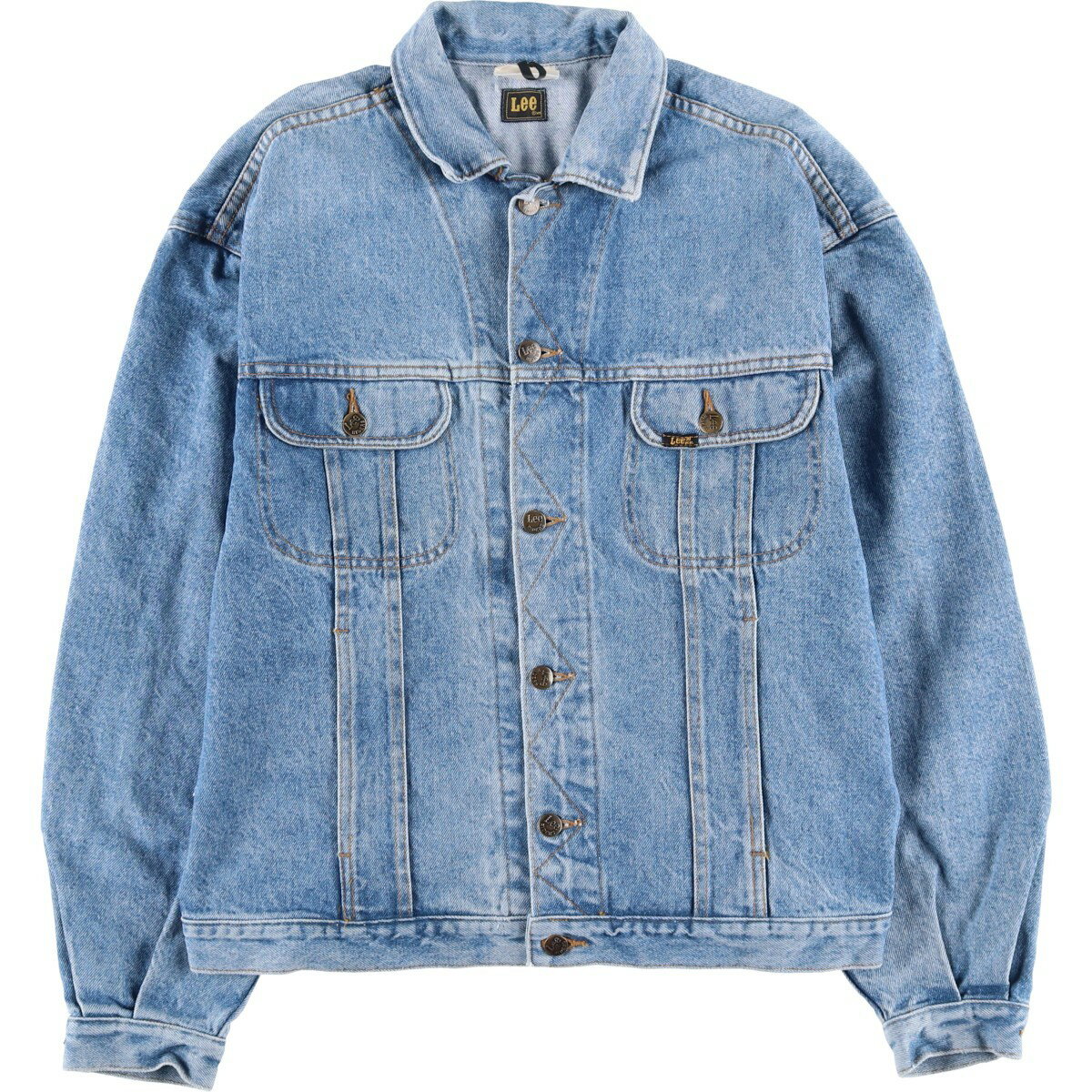 古着 リー Lee RIDERS ライダース デニムジャケット Gジャン メンズM相当 ヴィンテージ /eaa616429 【中古】 【260302】