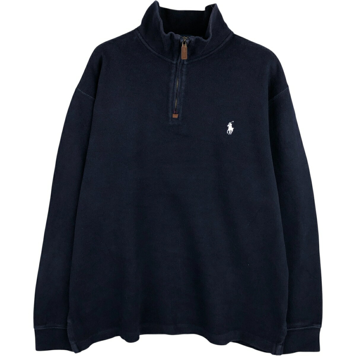 古着 ラルフローレン Ralph Lauren POLO RALPH LAUREN ハーフジップスウェットシャツ トレーナー メンズL相当 /eaa616487 【中古】 【2..
