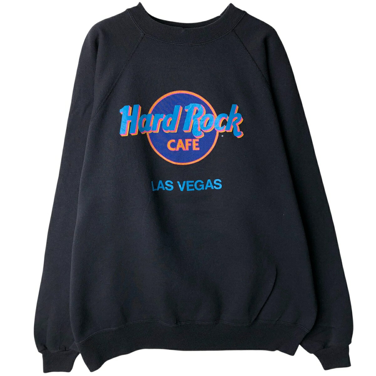 古着 90'S ヘインズ Hanes ACTIVEWEAR HARD ROCK CAFE ハードロックカフェ アドバタイジング スウェットシャツ トレーナー USA製 メンズXL相当 ヴィンテージ /eaa616606 【中古】 【260223】