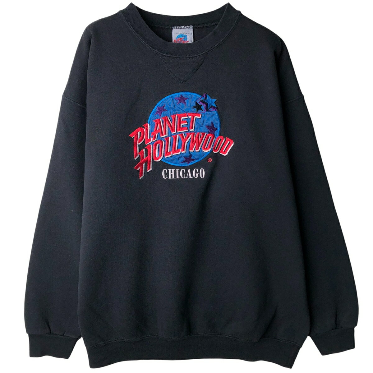 乐天商城 - 古着 90'S PLANET HOLLYWOOD プラネットハリウッド アドバタイジング スウェットシャツ トレーナー USA製 メンズXL相当 ヴィンテージ /eaa616608 【中古】 【260223】 【SS2606_10