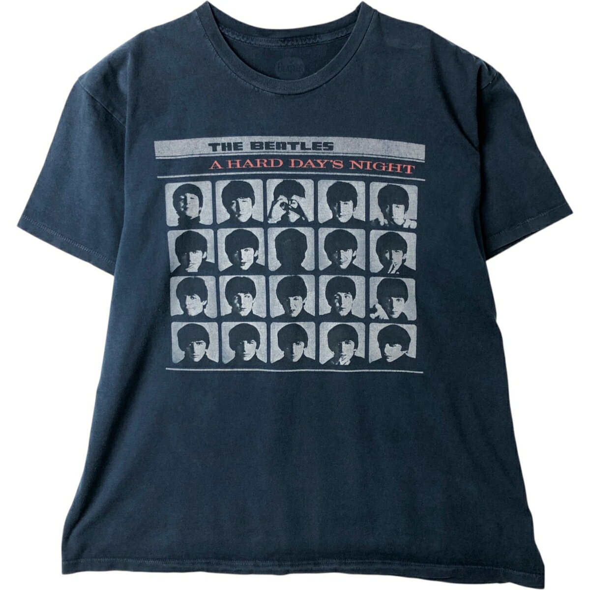 樂天商城 - 古着 THE BEATLES ビートルズ バンドTシャツ バンT メンズXL相当 /eaa616617 【中古】 【260319】 ネイビー系 春夏秋