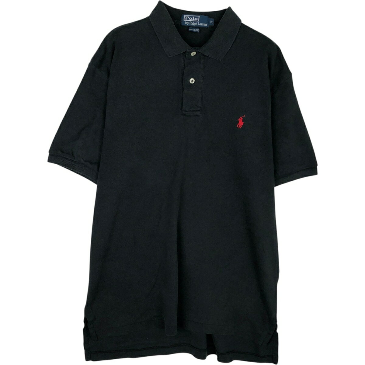 樂天商城 - 古着 ラルフローレン Ralph Lauren POLO by Ralph Lauren 半袖 ポロシャツ メンズM相当 /eaa616657 【中古】 【260303】 ブラック系 春夏秋