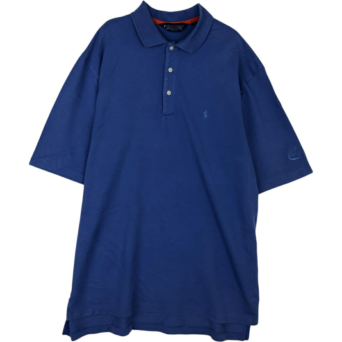 古着 ラルフローレン Ralph Lauren POLO GOLF ポロゴルフ 半袖 ポロシャツ メンズL相当 /eaa616658 【中古】 【260303】 ブルー系 春夏秋