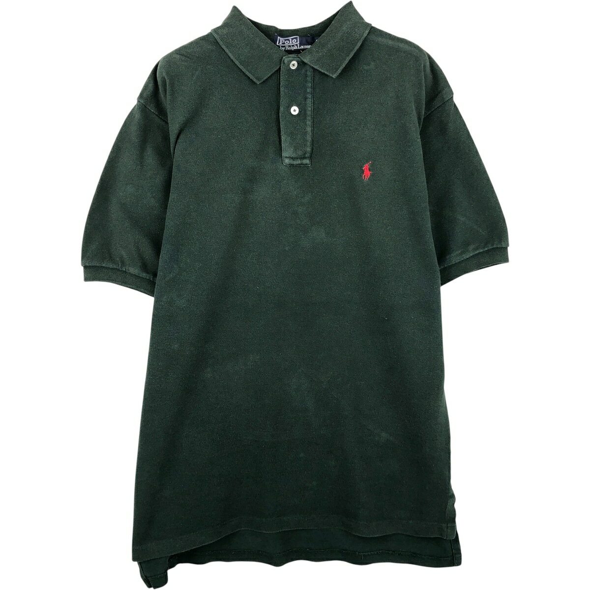 樂天商城 - 古着 ラルフローレン Ralph Lauren POLO by Ralph Lauren 半袖 ポロシャツ メンズM相当 /eaa616695 【中古】 【260222】 グリーン系 春夏秋