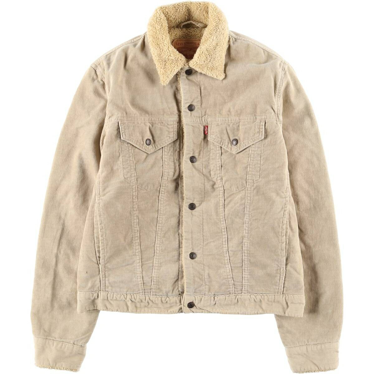 古着 00'S リーバイス Levi's ユーロモデル トラッカージャケット コーデュロイボアジャケット メンズL相当 /eaa616832 【中古】 【260227】