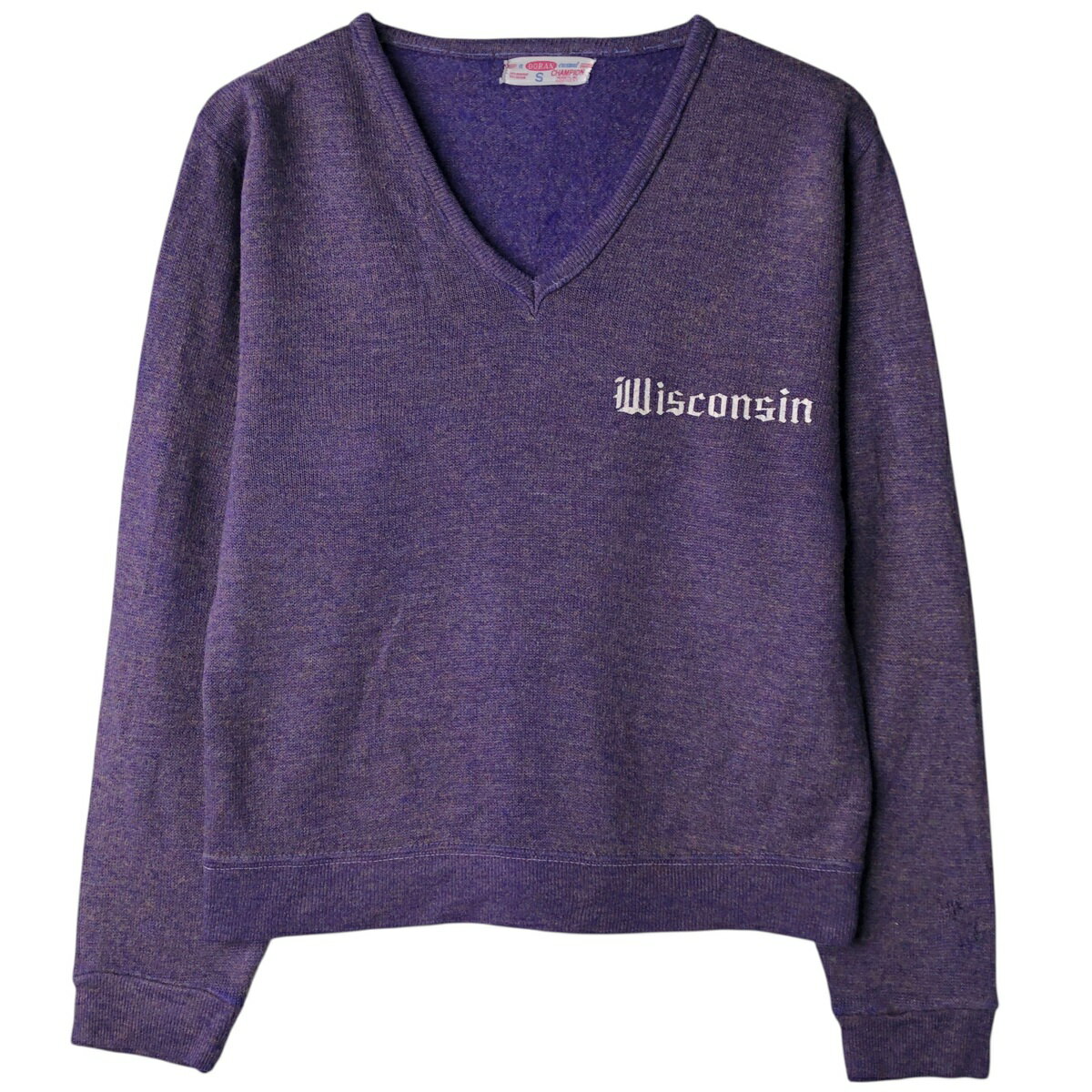 ���� 60~70'S �����ԥ��� Champion DORAN V�ͥå� WISCONSIN ���������󥷥���� ����å� �졼���ߥ������˥åȥ������� ...