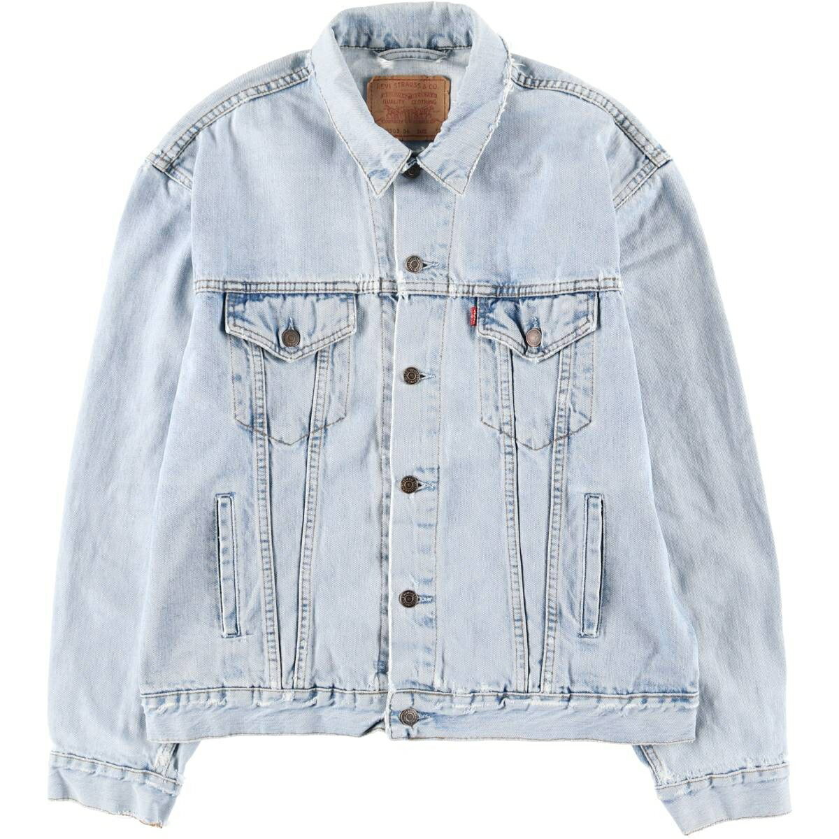 樂天商城 - 古着 90'S リーバイス Levi's 70503-0482 ユーロモデル デニムジャケット Gジャン メンズXL相当 ヴィンテージ /eaa616898 【中古】 【260302】 ブルー系 春秋冬