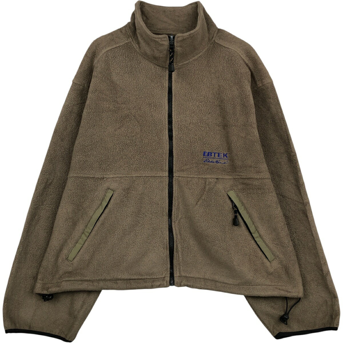樂天商城 - 古着 90'S エディーバウアー Eddie Bauer EBTEK フリースジャケット USA製 メンズL相当 ヴィンテージ /eaa616927 【中古】 【260228】 ベージュ系 春秋冬