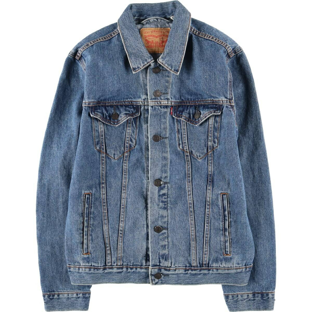 樂天商城 - 古着 リーバイス Levi's デニムジャケット Gジャン メンズM相当 /eaa616944 【中古】 【260301】 ブルー系 春秋冬