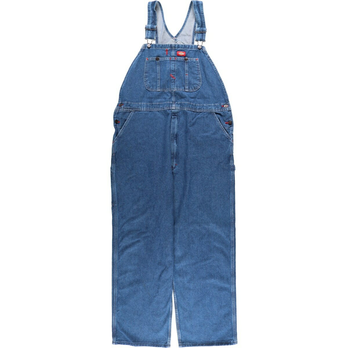 古着 ディッキーズ Dickies デニムオーバーオール メンズw39相当 /eaa617081 【中古】 【260314】