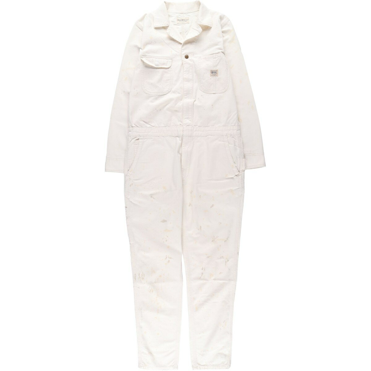 헌옷 00'S 랄프로렌 Ralph Lauren DENIM AND SUPPLY 데님 앤 서플라이 헤링본 긴팔 올인원 연결 맨즈 M상당 /eaa617085 [중고] [260314] 화이트계 봄 여름 가을 겨울