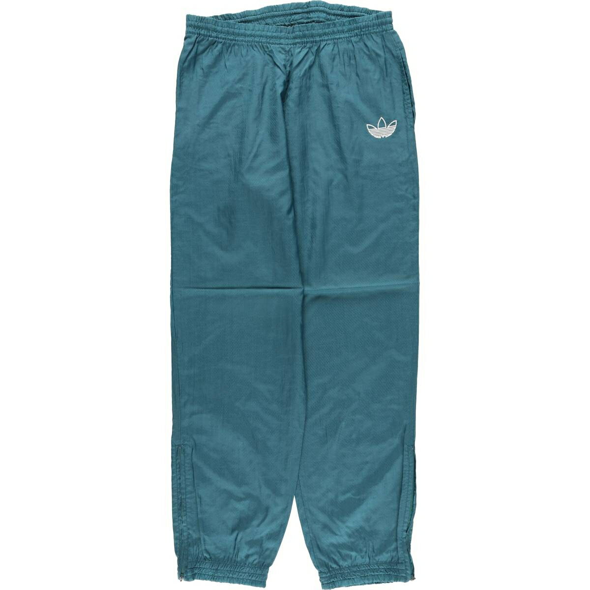 樂天商城 - 古着 80~90'S アディダス adidas リップストップ ナイロンパンツ シャカシャカパンツ メンズM相当 ヴィンテージ /eaa617089 【中古】 【260301】 グリーン系 春夏秋冬