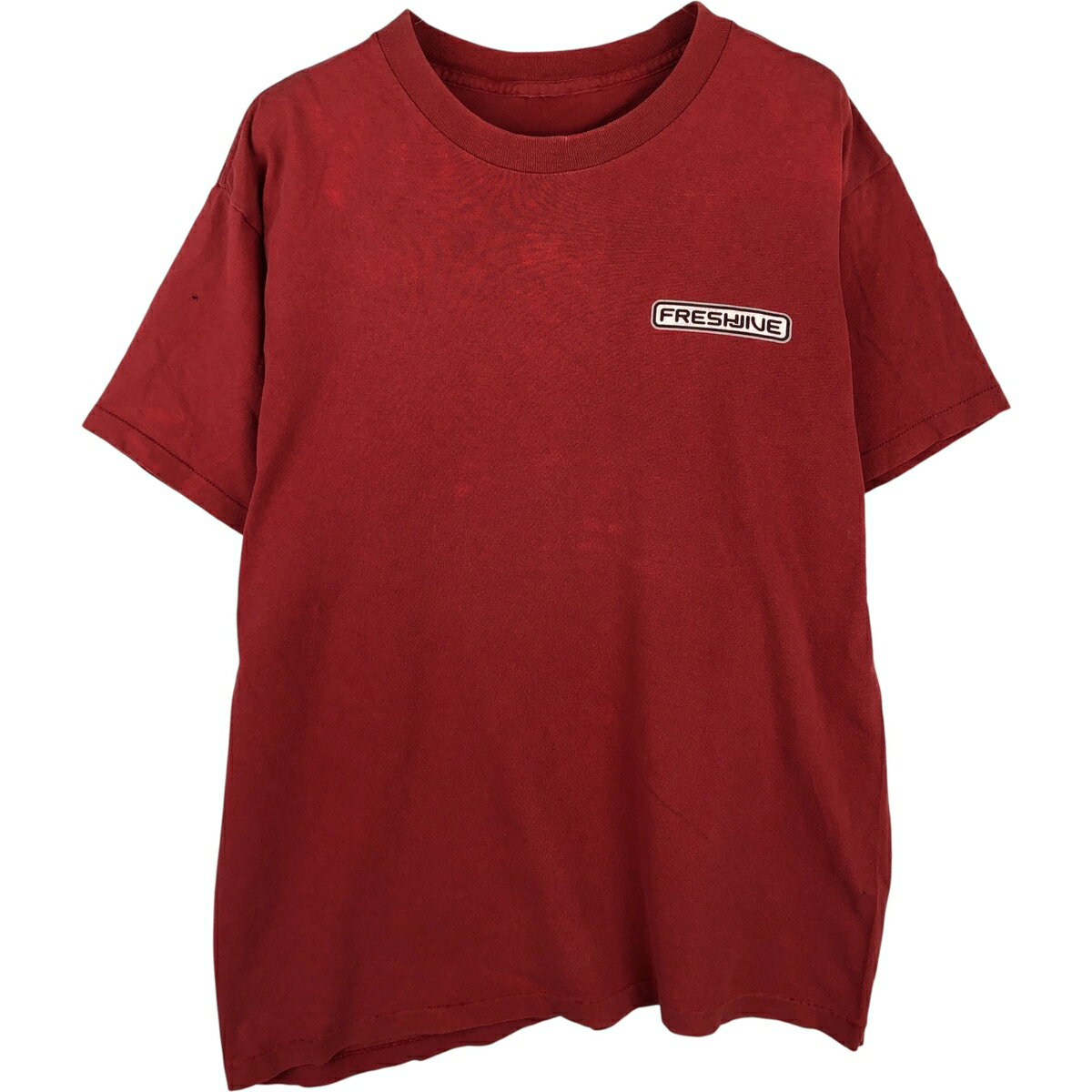 Rakuten - 古着 90'S FRESHJIVE ロゴプリントTシャツ メンズXL相当 /eaa617111 【中古】 【260227】 レッド系 春夏秋
