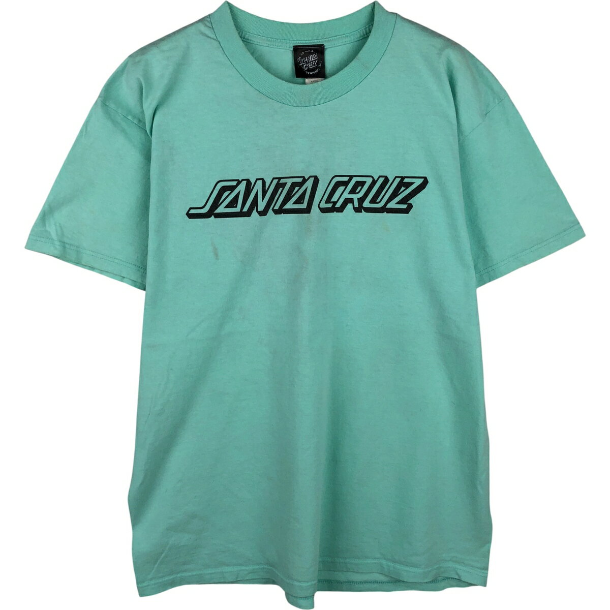 樂天商城 - 古着 SANTA CRUZ サンタクルーズ ロゴプリントTシャツ メンズL相当 /eaa617114 【中古】 【260227】 グリーン系 春夏秋