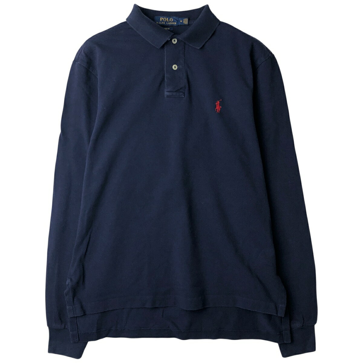 Rakuten - 古着 ラルフローレン Ralph Lauren POLO RALPH LAUREN CUSTOM FIT 長袖 ポロシャツ メンズM相当 /eaa617118 【中古】 【260224】 【SS2606_10】