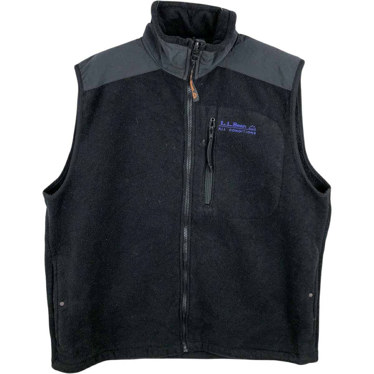Rakuten - 古着 エルエルビーン L.L.Bean フリースベスト メンズL相当 /eaa617135 【中古】 【260306】 ブラック系 春秋冬