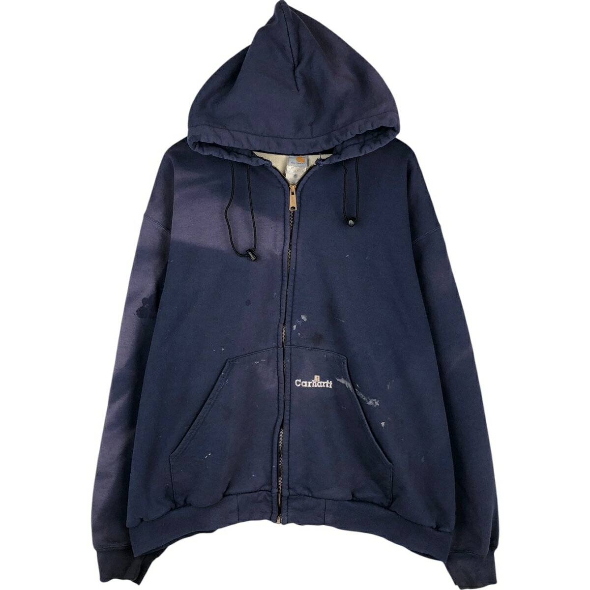Rakuten - 古着 カーハート Carhartt スウェットフルジップパーカー メンズXXL相当 /eaa617490 【中古】 【260326】 ネイビー系 春夏秋冬