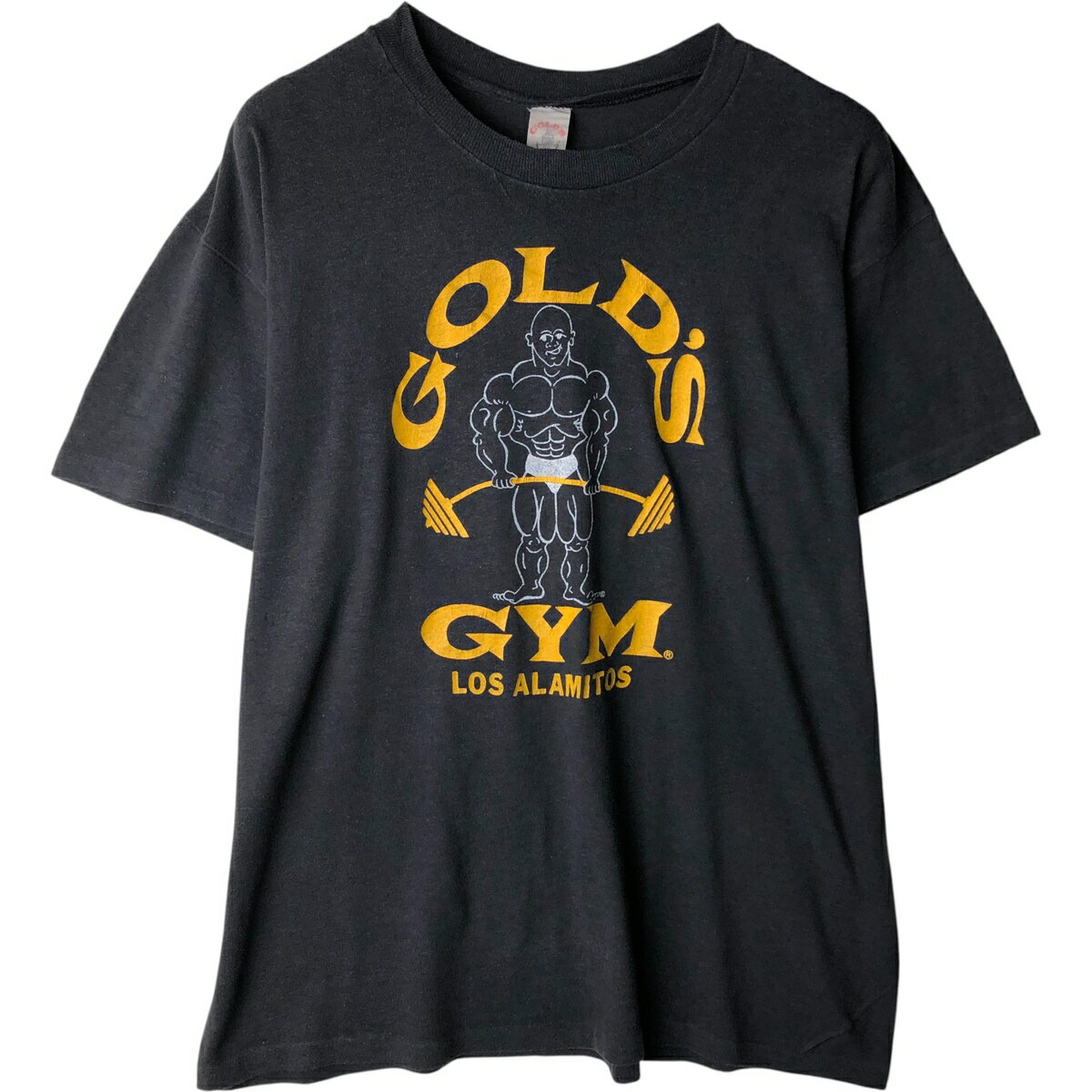 樂天商城 - 古着 90'S GOLD'S GYM ゴールドジム アドバタイジングTシャツ USA製 メンズXL相当 ヴィンテージ /eaa617503 【中古】 【260302】 ブラック系 春夏秋
