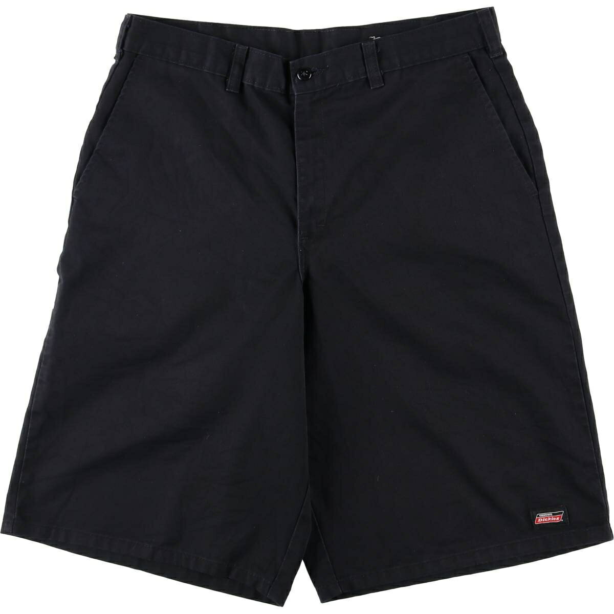 古着 ディッキーズ Dickies ワークショーツ ハーフパンツ メンズw34相当 /eaa617543 【中古】 【260321】 ブラック系 春夏秋