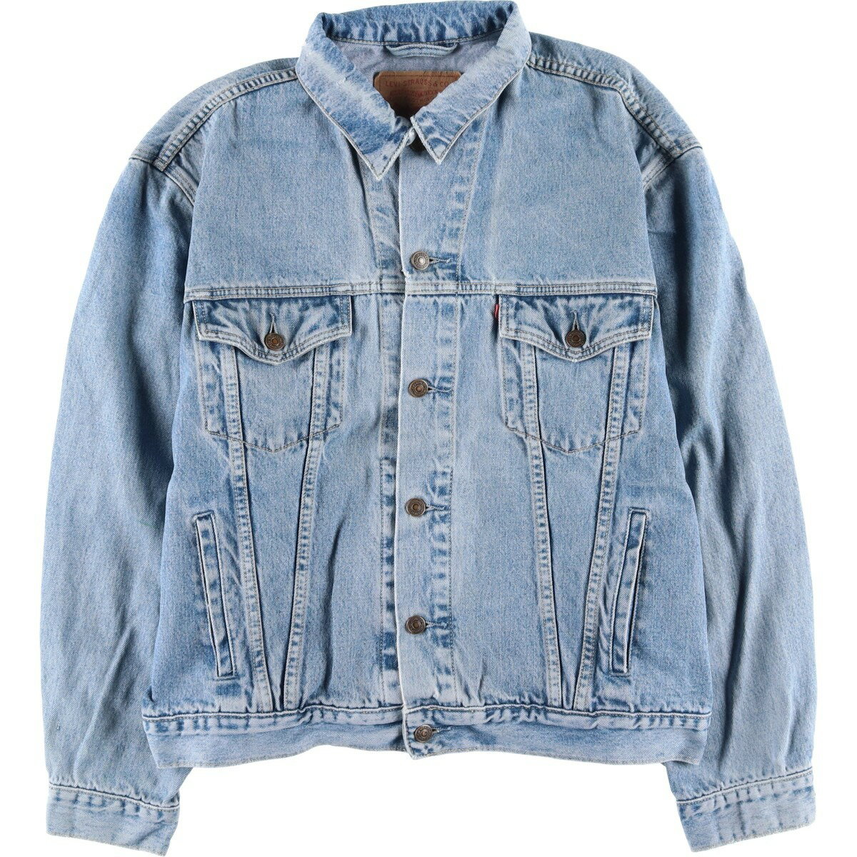 古着 90'S リーバイス Levi's 70503-0215 デニムジャケット Gジャン メンズXXL相当 ヴィンテージ /eaa617661 【中古】 【260302】 ブルー系 春秋冬