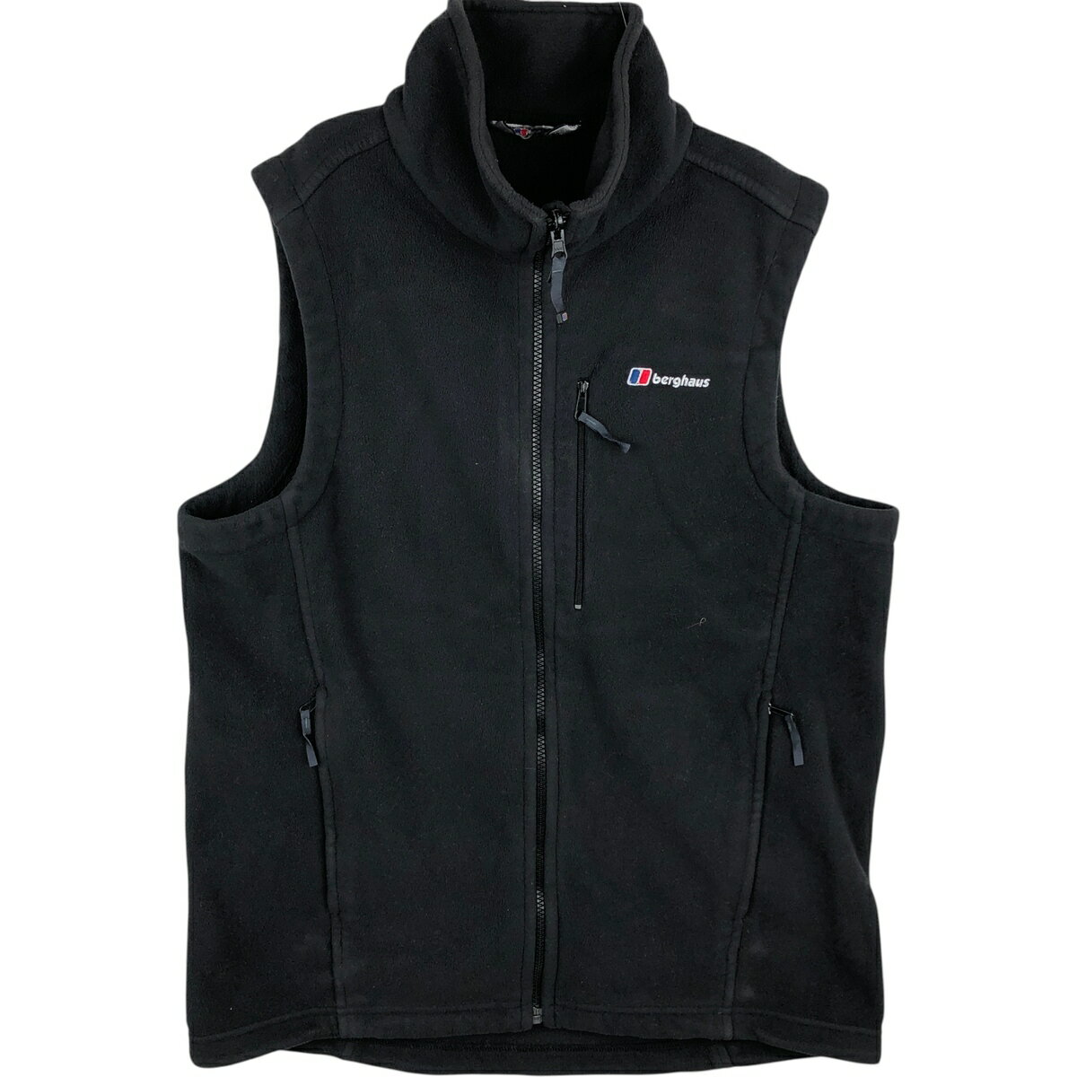 古着 バーグハウス berghaus フリースベスト メンズL相当 /eaa617771 【中古】 【260306】 ブラック系 春秋冬(4.0)