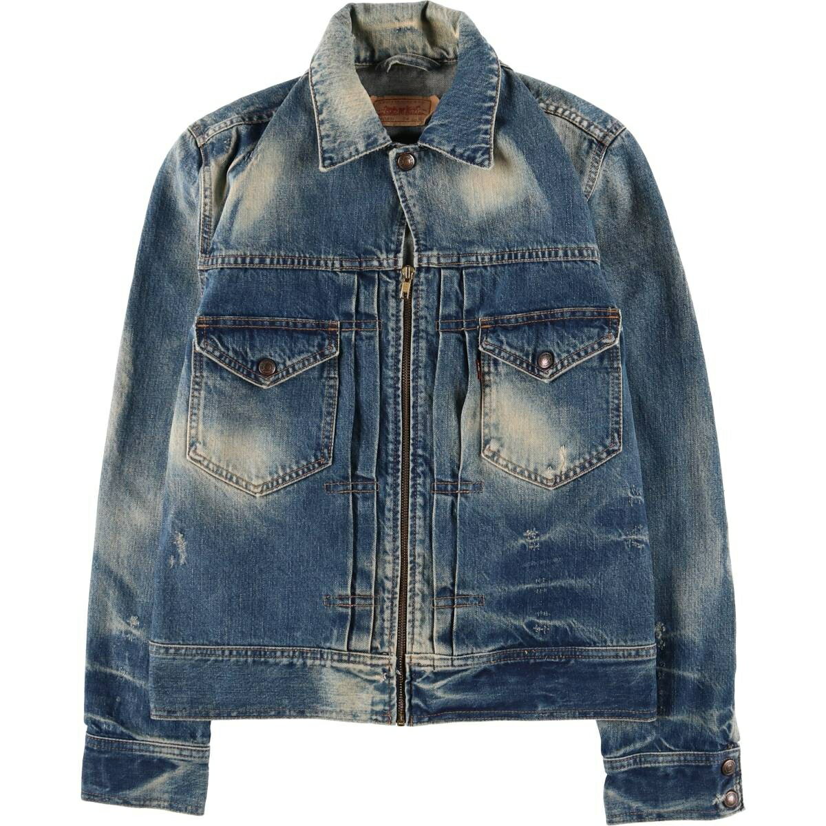 古着 リーバイス Levi's ユーロモデル デニムジャケット Gジャン メンズS相当 /eaa617825 【中古】 【260228】 ブルー系 春秋冬