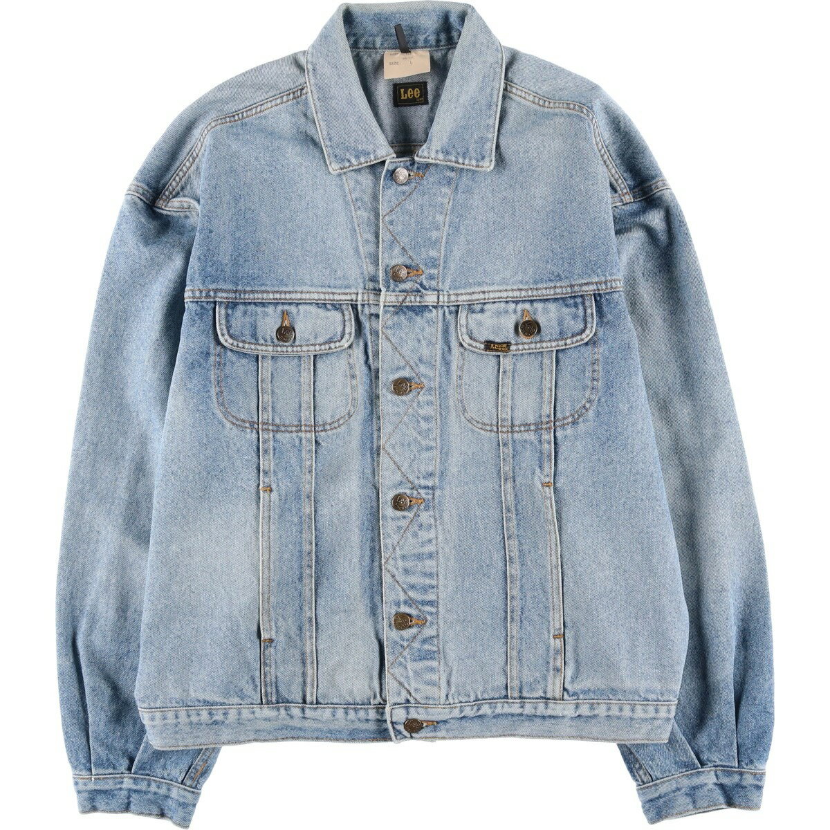 古着 80~90'S リー Lee RIDERS ライダース デニムジャケット Gジャン メンズL相当 ヴィンテージ /eaa617838 【中古】 【260302】