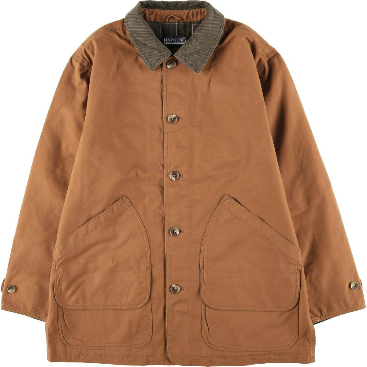 樂天商城 - 古着 80~90'S ランズエンド LANDS' END ハンティングジャケット メンズL相当 /eaa617868 【中古】 【260302】 ブラウン系 春秋冬