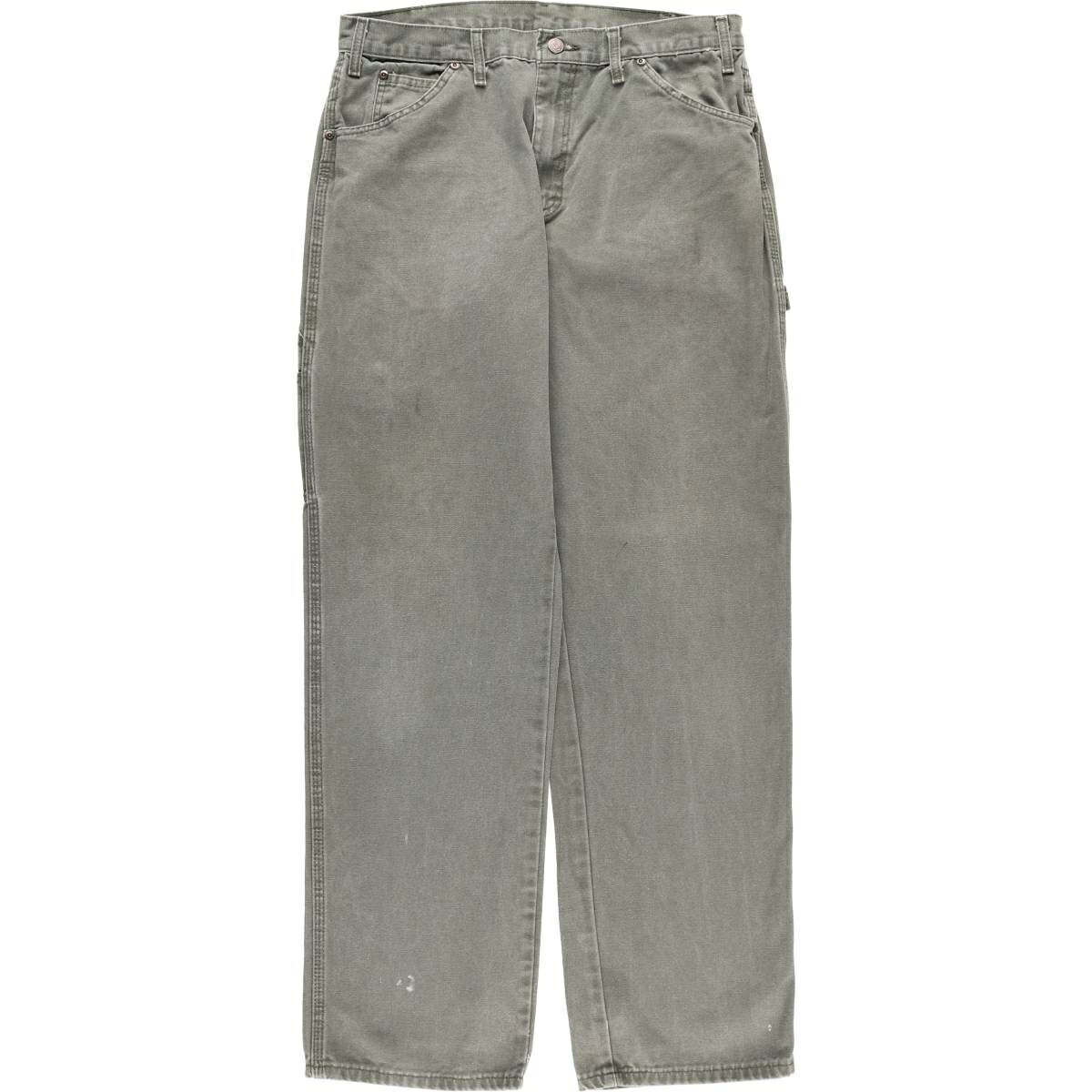 Rakuten - 古着 ディッキーズ Dickies Relaxed Fit ダックペインターパンツ メンズw34相当 /eaa617903 【中古】 【260301】 グレー系 春夏秋冬