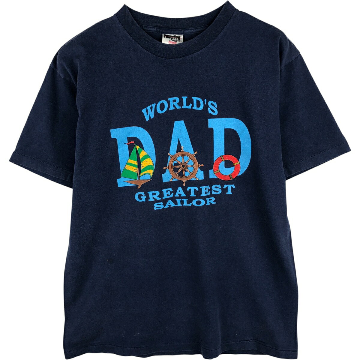 古着 90'S オニータ ONEITA PowerPro プリントTシャツ USA製 メンズL相当 ヴィンテージ /eaa618001   