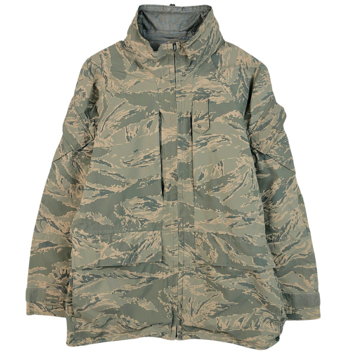 Rakuten - 古着 00'S 米軍実品 迷彩柄 ABU デジタルタイガーカモ ECWCS 2nd GEN ミリタリー ゴアテックスパーカー USA製 MEDIUM REGULAR メンズM相当 /eaa618228 【中古】 【260308】 ベージュ系 春秋冬