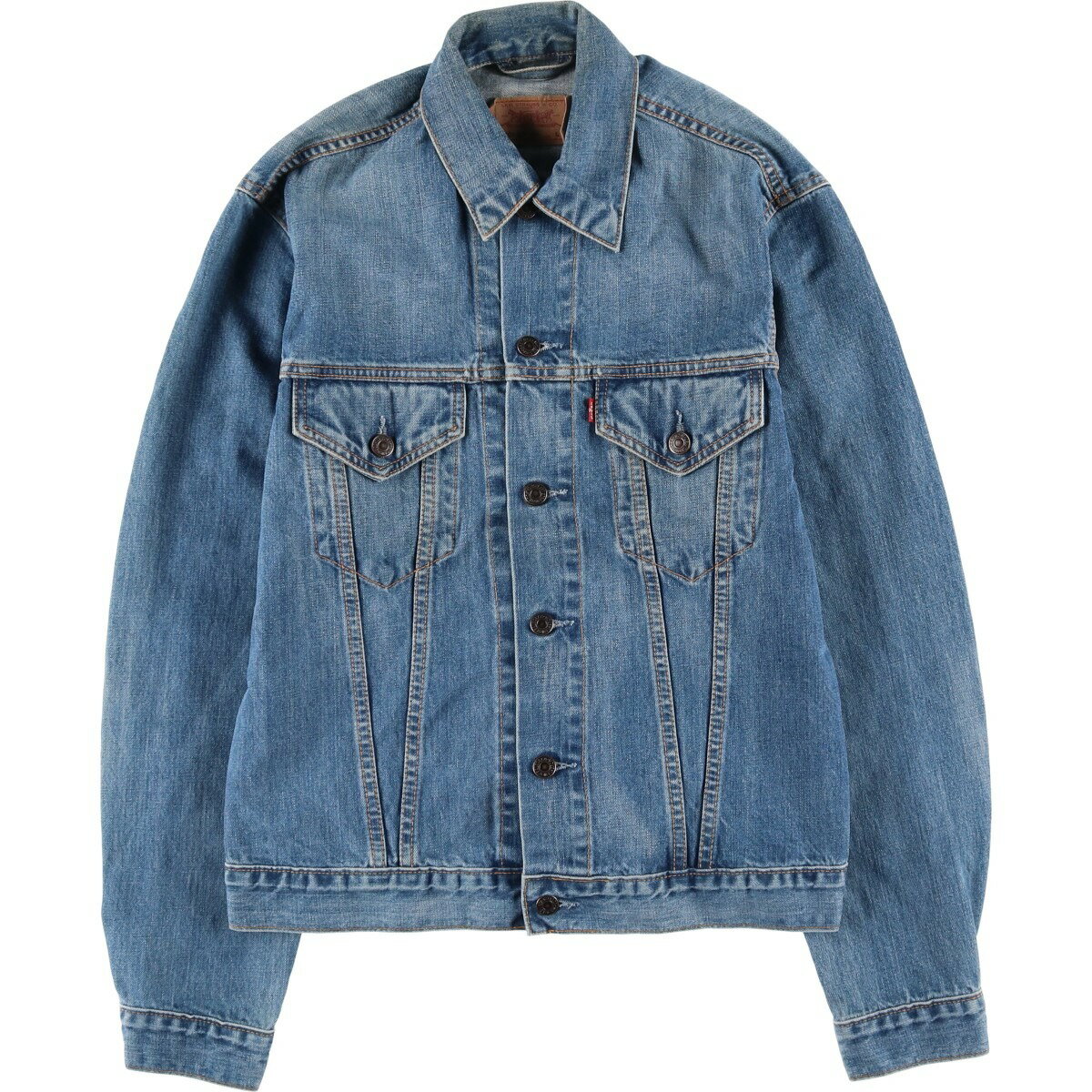 古着 90'S リーバイス Levi's 70500-0449 ユーロモデル デニムジャケット Gジャン メンズL相当 ヴィンテージ /eaa618296 【中古】 【260301】 ブルー系 春秋冬