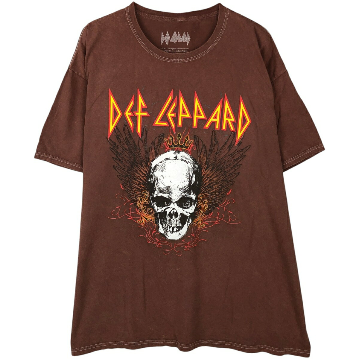 古着 DEF LEPPARD デフレパード バンドTシャツ バンT メンズL相当 /eaa618375  