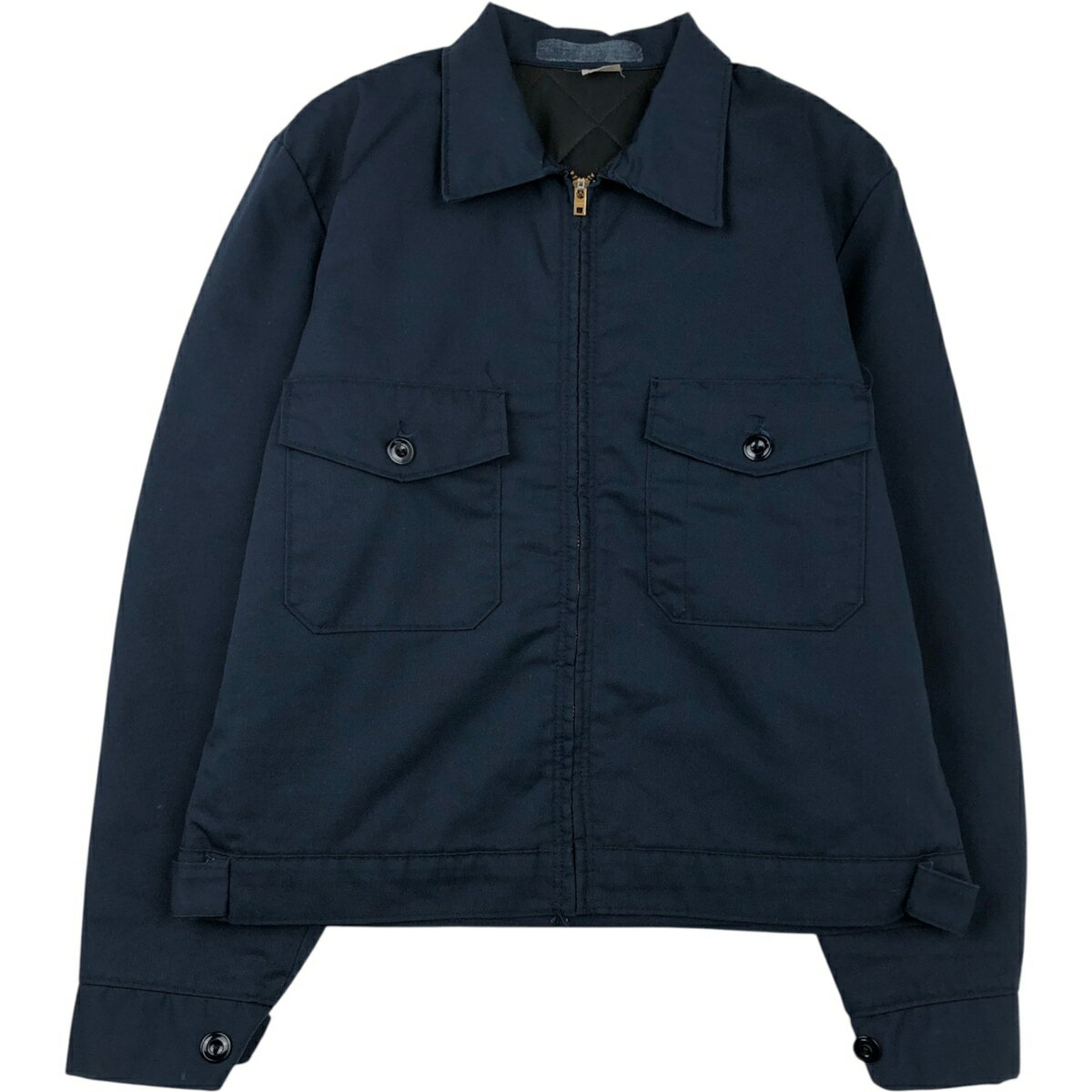 Rakuten - 古着 ~90'S レッドキャップ Red kap 中綿入り ワークジャケット USA製 メンズM相当 ヴィンテージ /eaa618468 【中古】 【260307】 ネイビー系 春秋冬