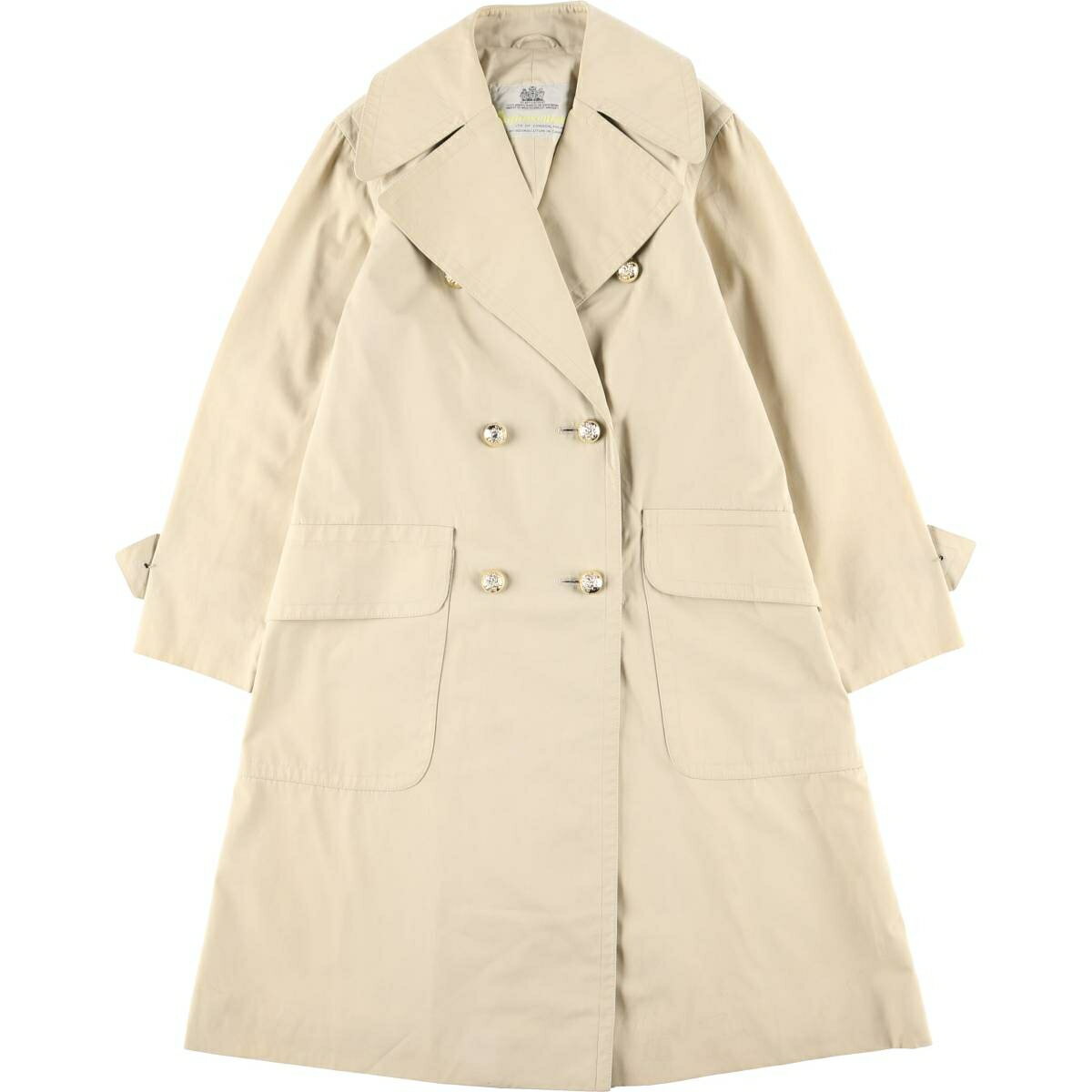 樂天商城 - 古着 アクアスキュータム Aquascutum トレンチコート カナダ製 レディースS相当 /eaa618487 【中古】 【260308】 【ADEL/アデル】 ベージュ系 春秋冬