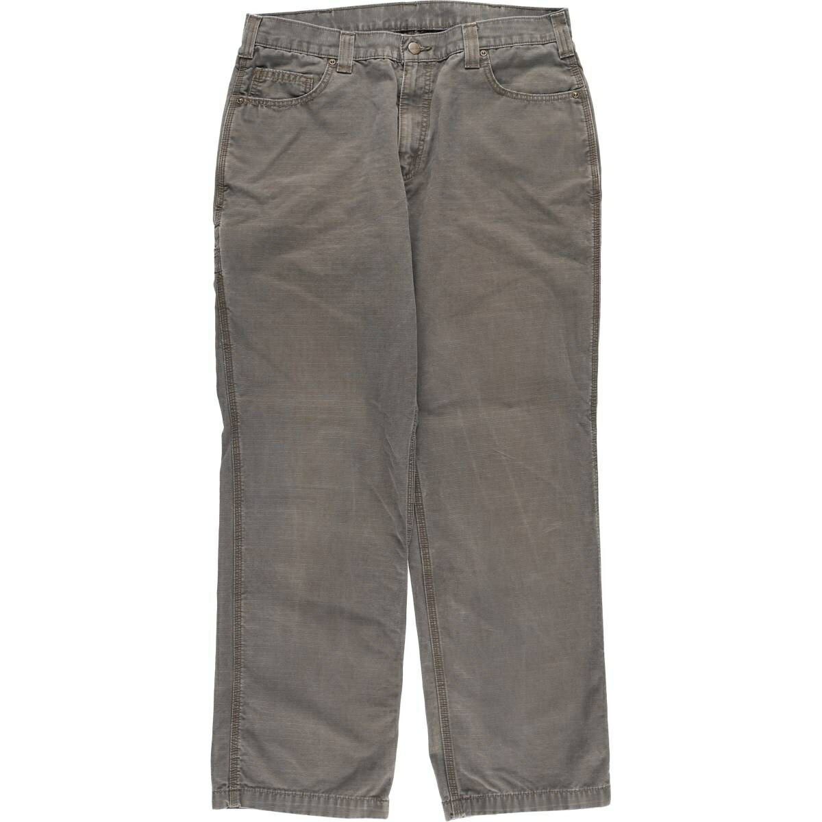 古着 カーハート Carhartt RELAXED FIT リップストップ ワークパンツ メンズw36相当 /eaa618522 【中古】 【260309】 グレー系 春夏秋冬