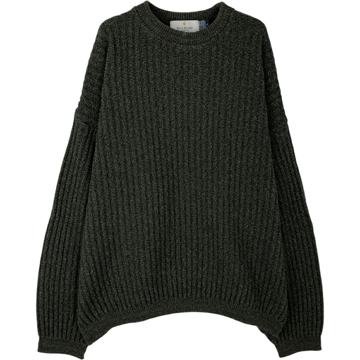 古着 ビルブラス BILL BLASS リブ編み コットンニットセーター USA製 メンズL相当 /eaa618585 【中古】 【260314】
