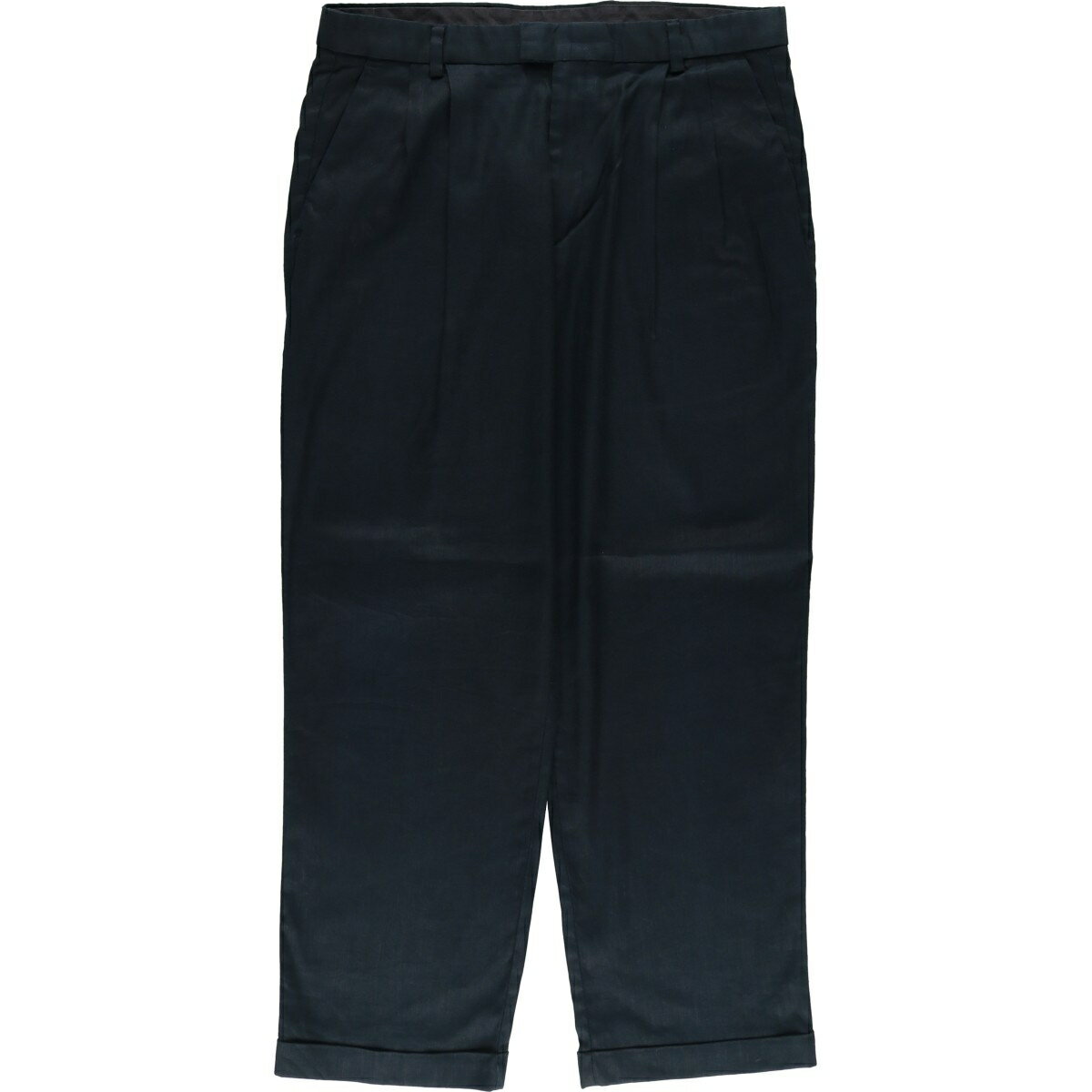 黒 リネン×コットン DOCKERS ツータック トラウザーズ 楽天市場】DOCKERSの通販