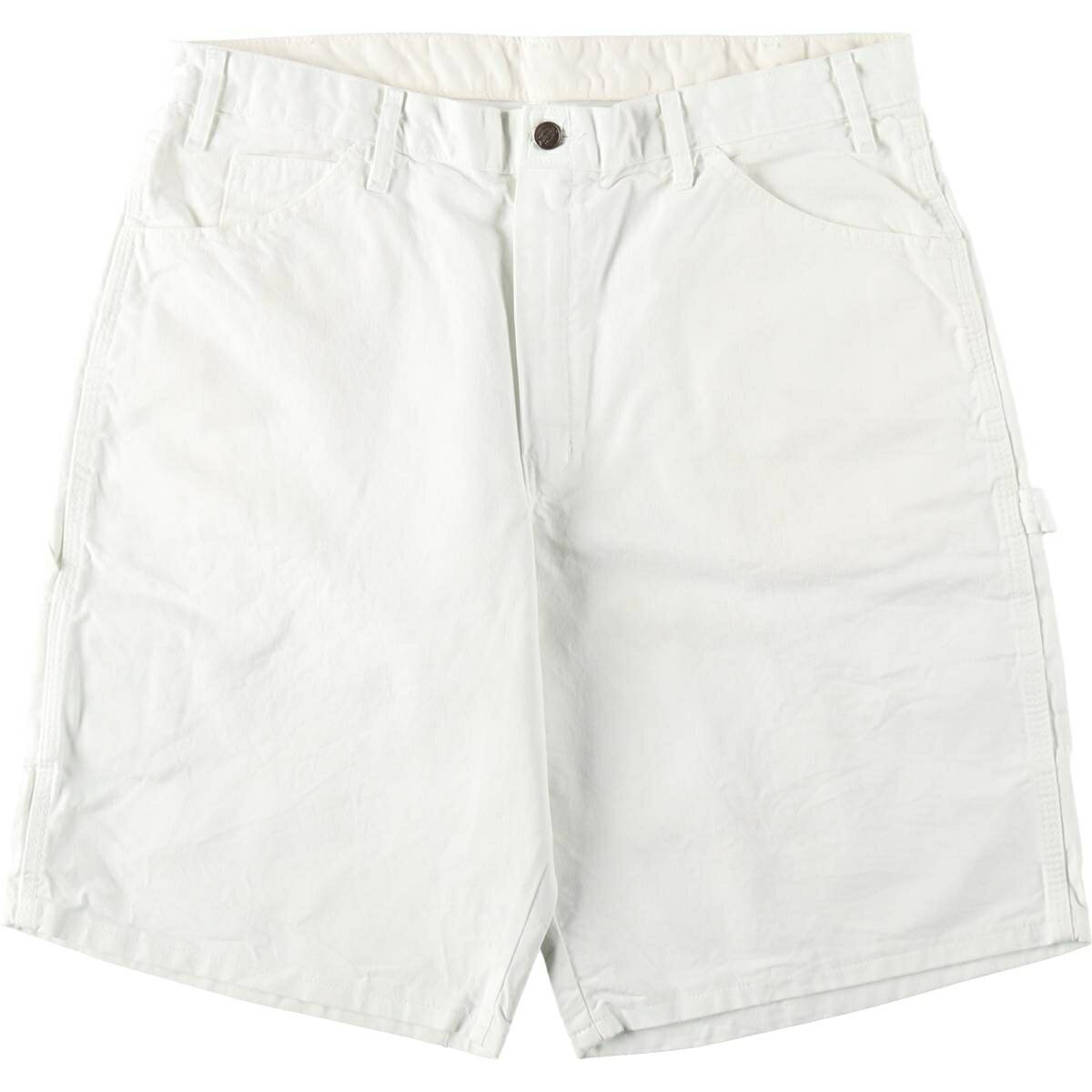 古着 ディッキーズ Dickies SHERWIN WILLIAMS ペインターショーツ ハーフパンツ メンズw35相当 /eaa618632 【中古】 【260529】 ホワイト系 春夏秋